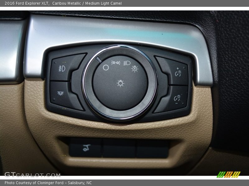 Caribou Metallic / Medium Light Camel 2016 Ford Explorer XLT