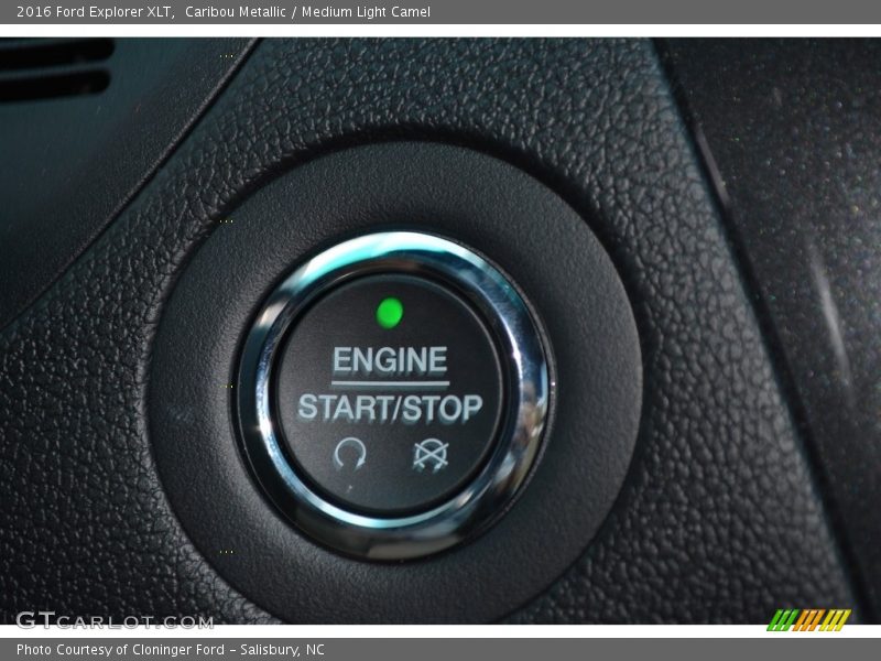 Caribou Metallic / Medium Light Camel 2016 Ford Explorer XLT