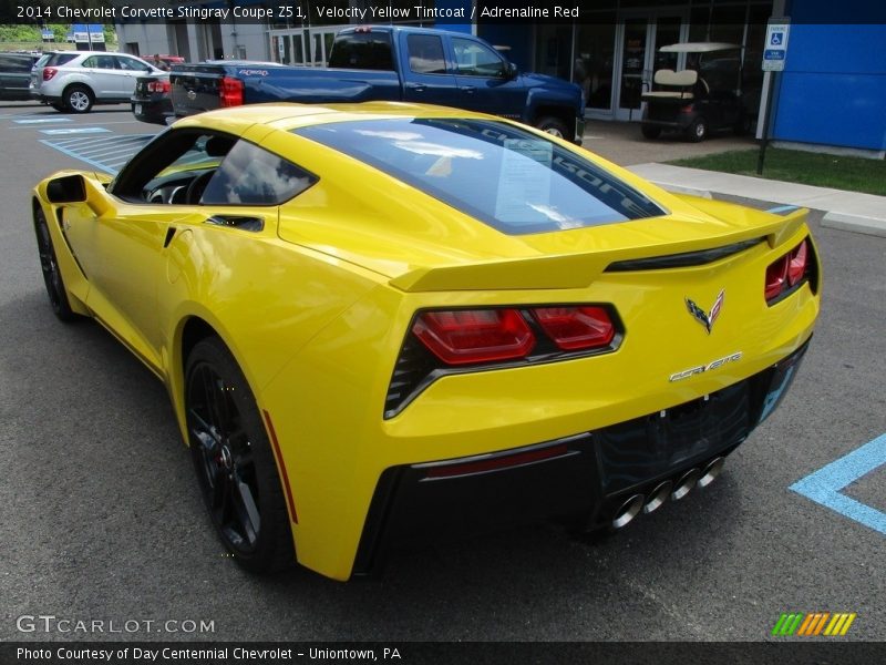  2014 Corvette Stingray Coupe Z51 Velocity Yellow Tintcoat