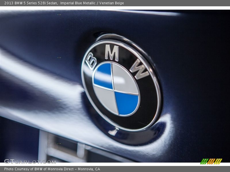 Imperial Blue Metallic / Venetian Beige 2013 BMW 5 Series 528i Sedan
