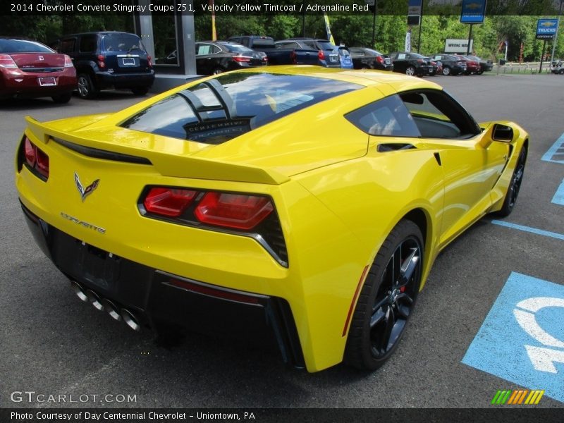  2014 Corvette Stingray Coupe Z51 Velocity Yellow Tintcoat