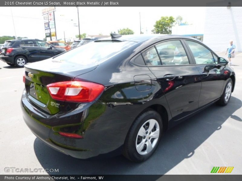 Mosaic Black Metallic / Jet Black 2016 Chevrolet Cruze LS Sedan