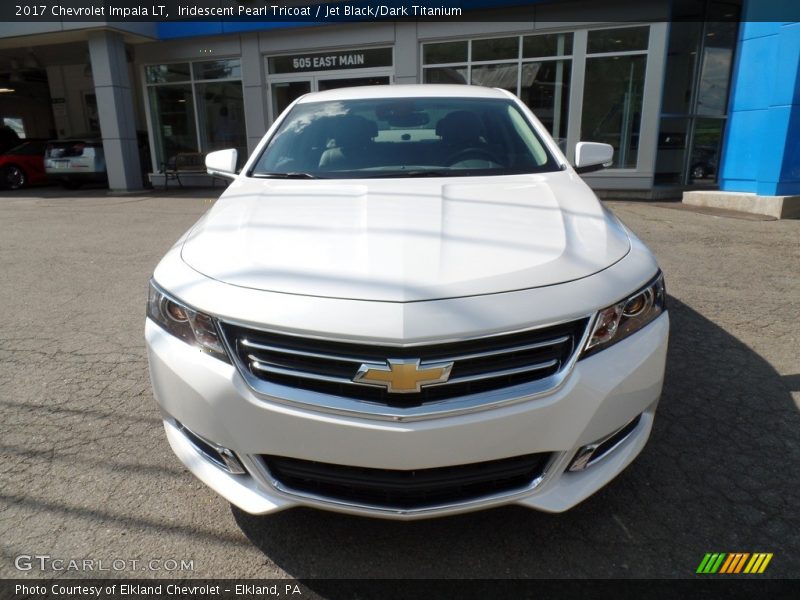 Iridescent Pearl Tricoat / Jet Black/Dark Titanium 2017 Chevrolet Impala LT