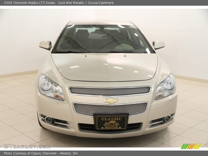 Gold Mist Metallic / Cocoa/Cashmere 2009 Chevrolet Malibu LTZ Sedan