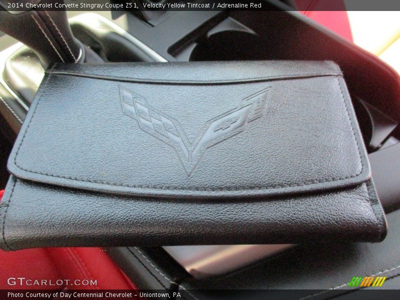 Velocity Yellow Tintcoat / Adrenaline Red 2014 Chevrolet Corvette Stingray Coupe Z51