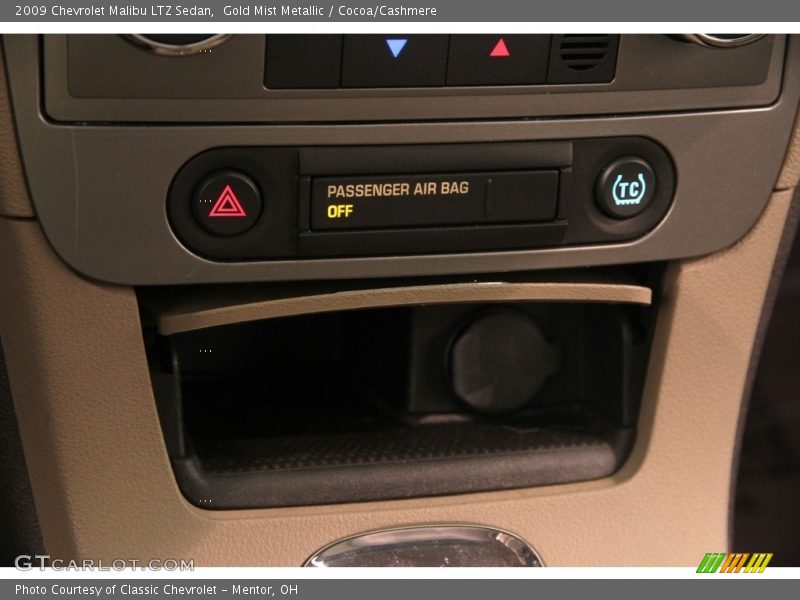 Gold Mist Metallic / Cocoa/Cashmere 2009 Chevrolet Malibu LTZ Sedan
