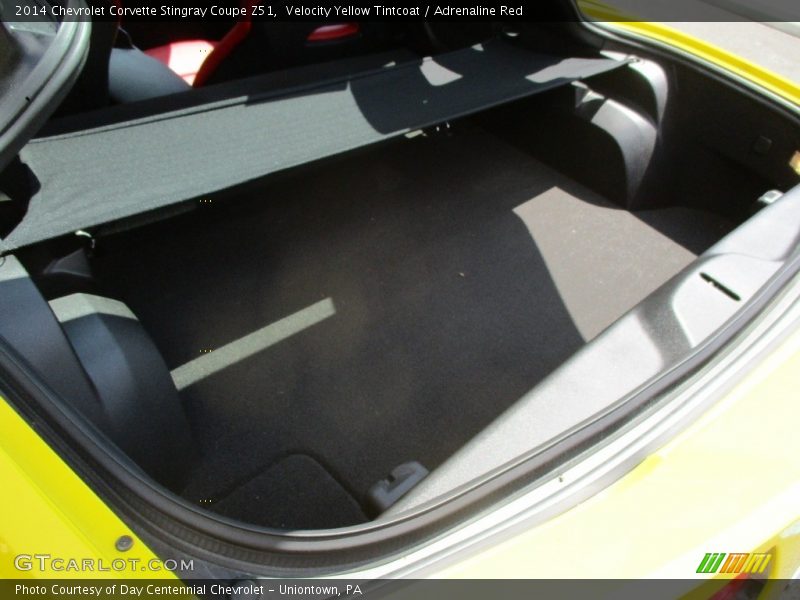  2014 Corvette Stingray Coupe Z51 Trunk