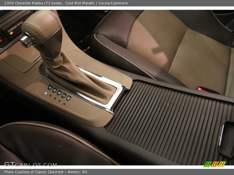 Gold Mist Metallic / Cocoa/Cashmere 2009 Chevrolet Malibu LTZ Sedan