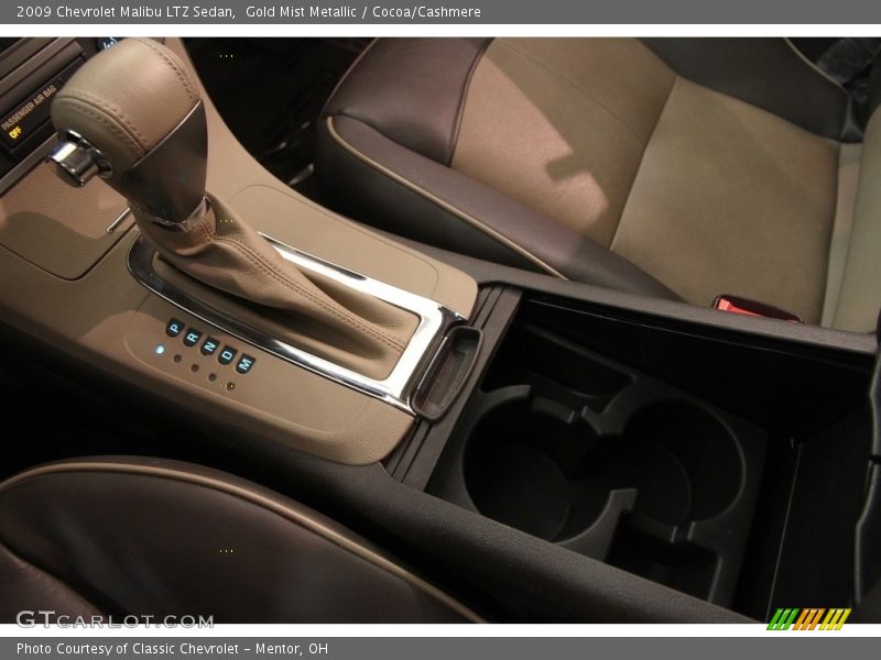 Gold Mist Metallic / Cocoa/Cashmere 2009 Chevrolet Malibu LTZ Sedan