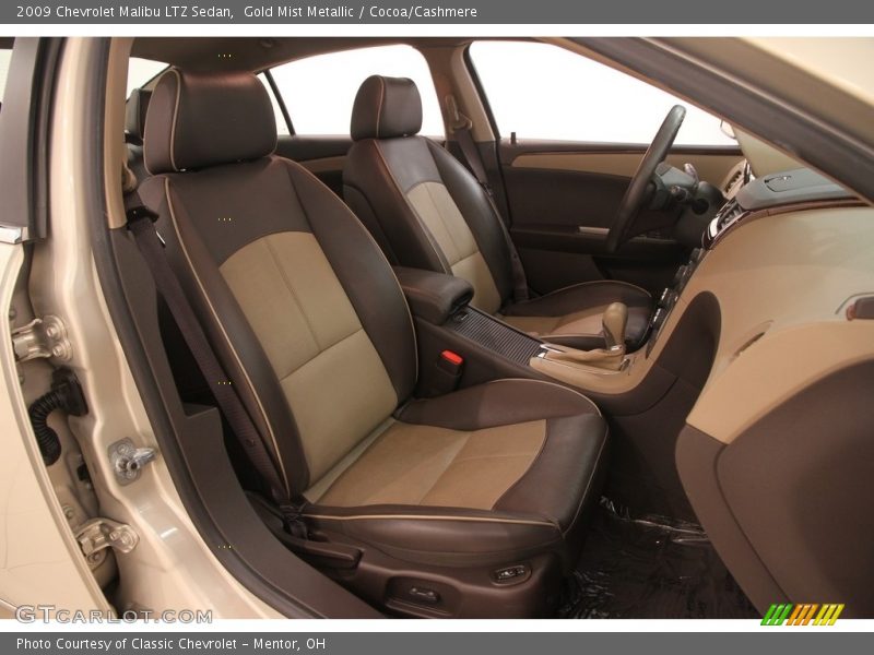 Gold Mist Metallic / Cocoa/Cashmere 2009 Chevrolet Malibu LTZ Sedan