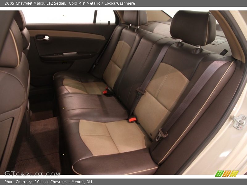 Gold Mist Metallic / Cocoa/Cashmere 2009 Chevrolet Malibu LTZ Sedan