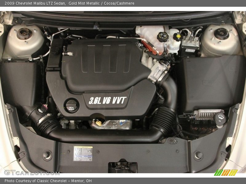 Gold Mist Metallic / Cocoa/Cashmere 2009 Chevrolet Malibu LTZ Sedan