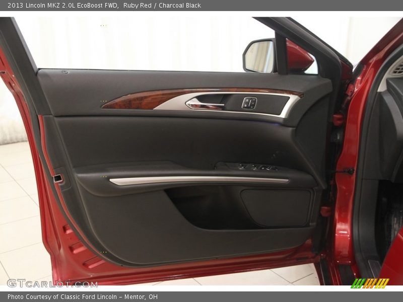 Ruby Red / Charcoal Black 2013 Lincoln MKZ 2.0L EcoBoost FWD