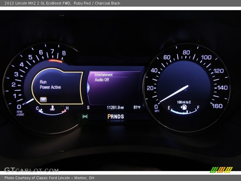 Ruby Red / Charcoal Black 2013 Lincoln MKZ 2.0L EcoBoost FWD