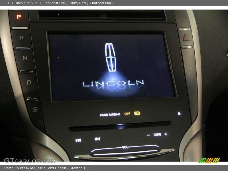 Ruby Red / Charcoal Black 2013 Lincoln MKZ 2.0L EcoBoost FWD