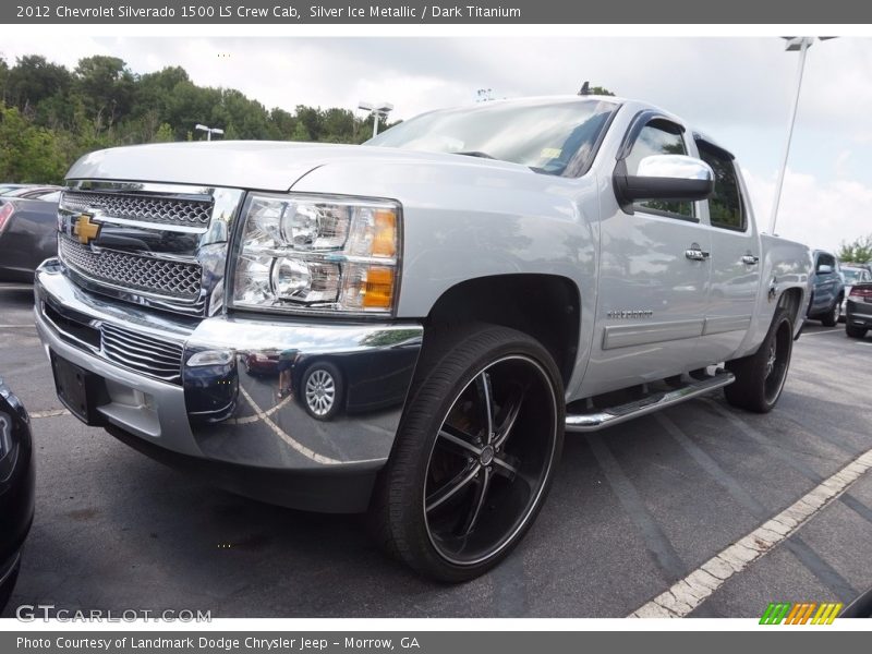 Silver Ice Metallic / Dark Titanium 2012 Chevrolet Silverado 1500 LS Crew Cab