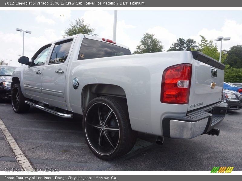 Silver Ice Metallic / Dark Titanium 2012 Chevrolet Silverado 1500 LS Crew Cab