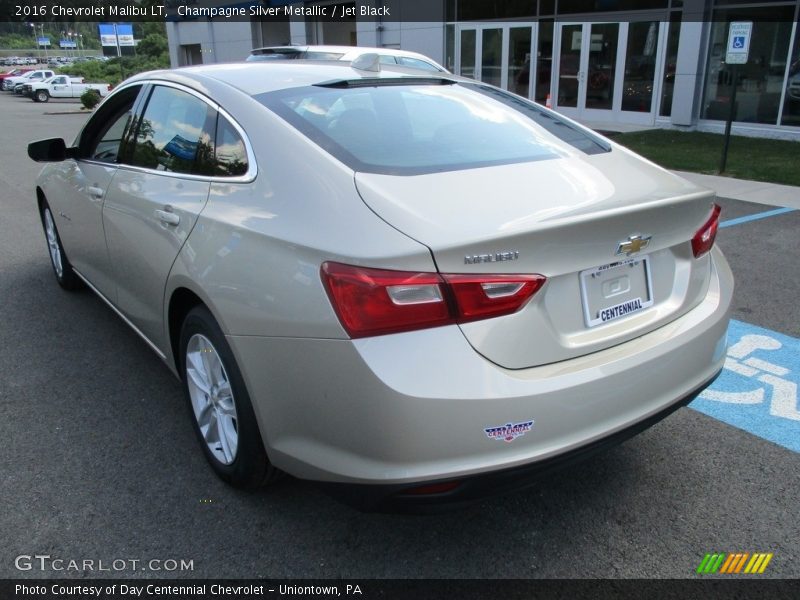 Champagne Silver Metallic / Jet Black 2016 Chevrolet Malibu LT