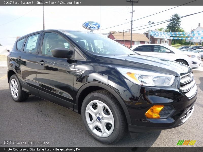 Shadow Black / Charcoal Black 2017 Ford Escape S