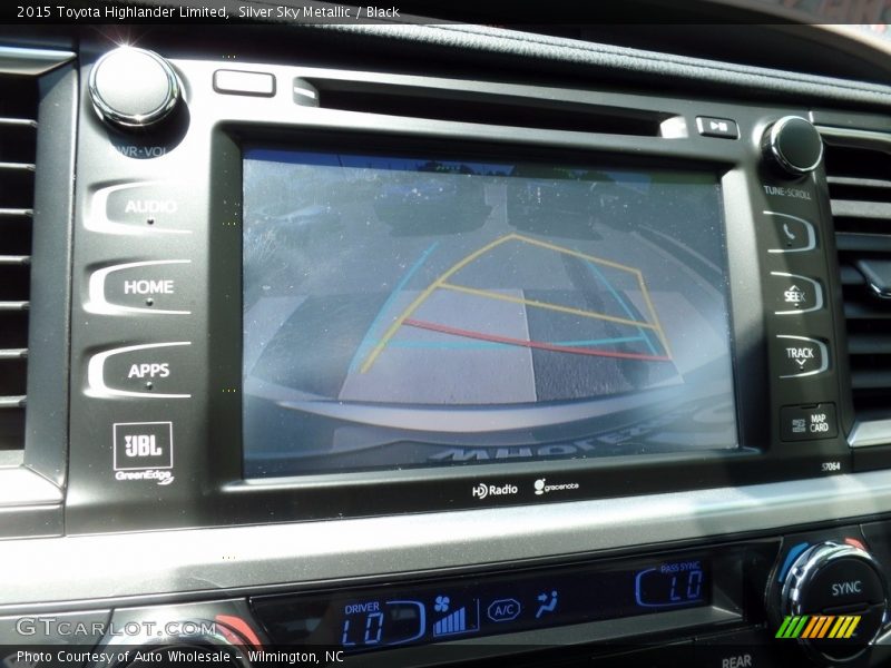 Silver Sky Metallic / Black 2015 Toyota Highlander Limited