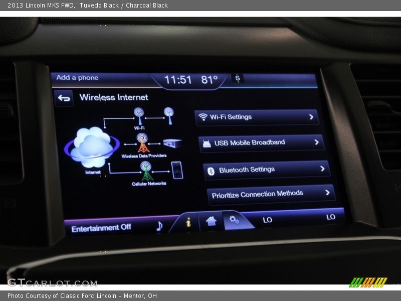 Tuxedo Black / Charcoal Black 2013 Lincoln MKS FWD