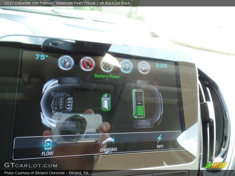 Iridescent Pearl Tricoat / Jet Black/Jet Black 2017 Chevrolet Volt Premier