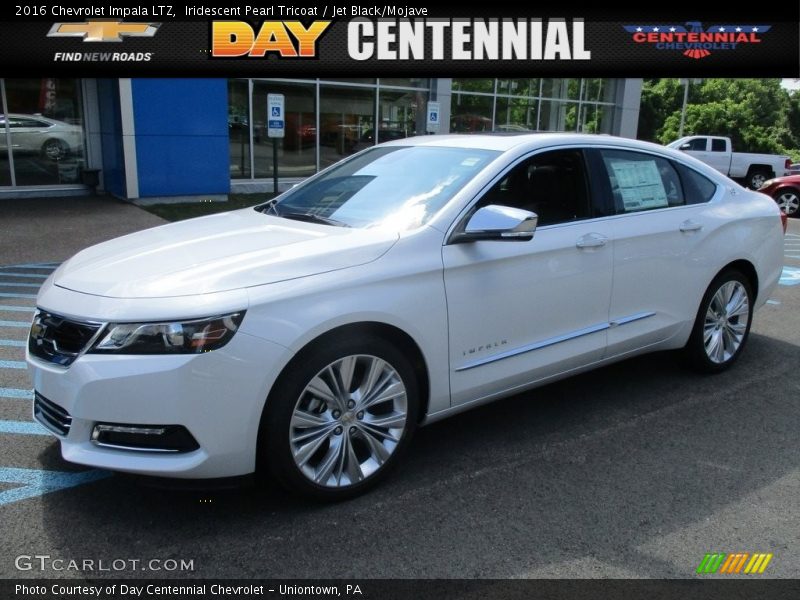 Iridescent Pearl Tricoat / Jet Black/Mojave 2016 Chevrolet Impala LTZ