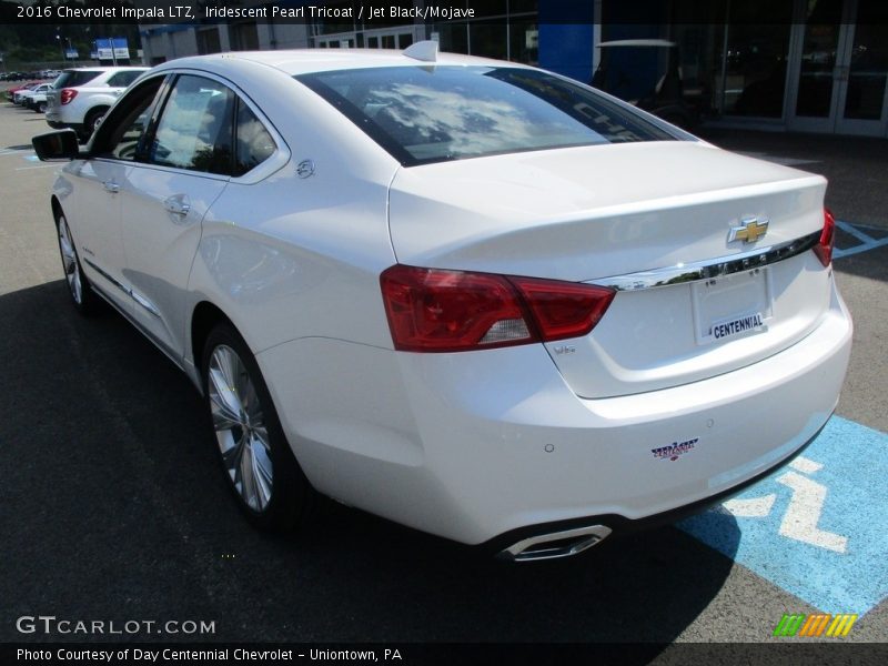 Iridescent Pearl Tricoat / Jet Black/Mojave 2016 Chevrolet Impala LTZ