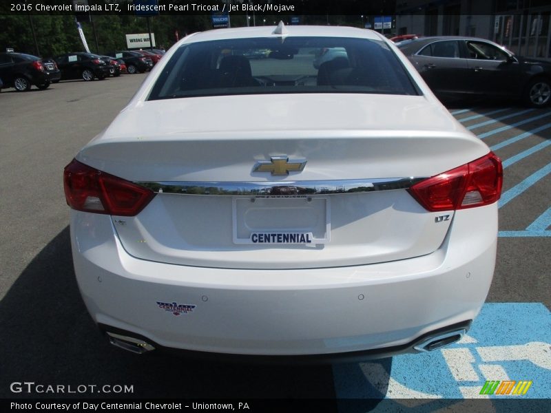 Iridescent Pearl Tricoat / Jet Black/Mojave 2016 Chevrolet Impala LTZ