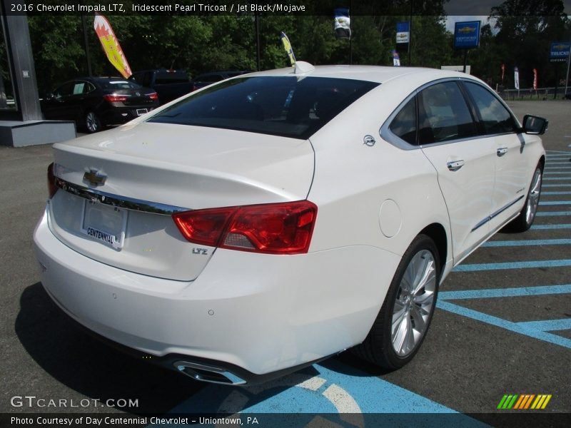 Iridescent Pearl Tricoat / Jet Black/Mojave 2016 Chevrolet Impala LTZ