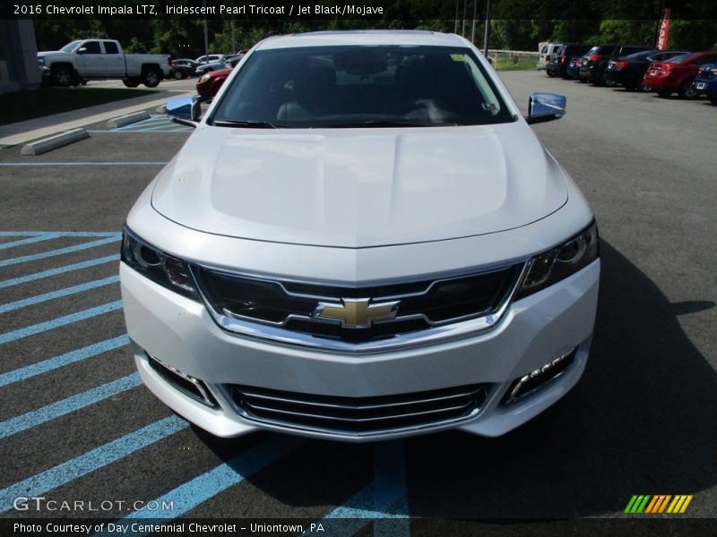Iridescent Pearl Tricoat / Jet Black/Mojave 2016 Chevrolet Impala LTZ