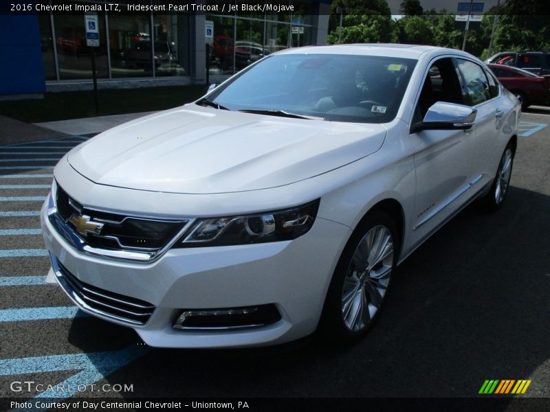 Iridescent Pearl Tricoat / Jet Black/Mojave 2016 Chevrolet Impala LTZ