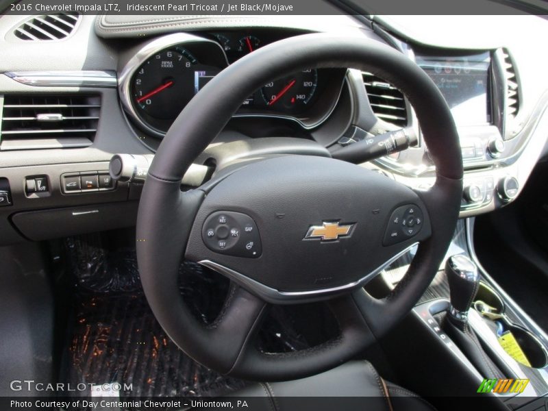 Iridescent Pearl Tricoat / Jet Black/Mojave 2016 Chevrolet Impala LTZ