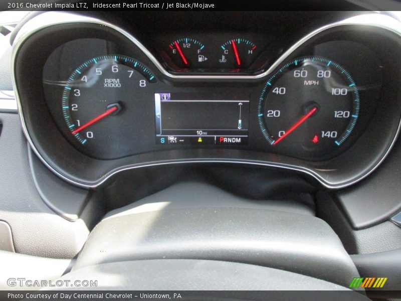 Iridescent Pearl Tricoat / Jet Black/Mojave 2016 Chevrolet Impala LTZ