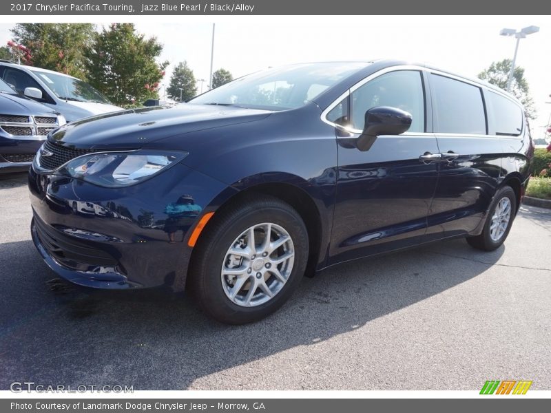 Jazz Blue Pearl / Black/Alloy 2017 Chrysler Pacifica Touring