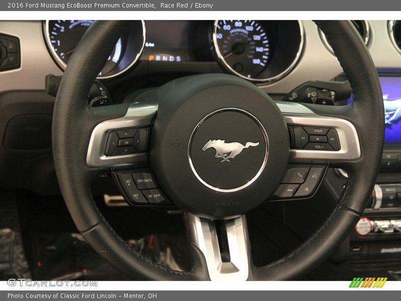Race Red / Ebony 2016 Ford Mustang EcoBoost Premium Convertible