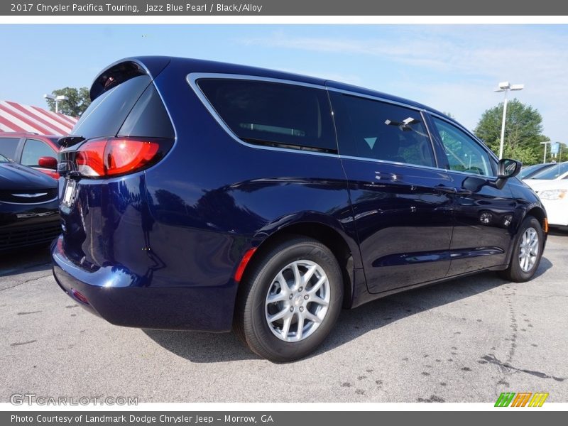 Jazz Blue Pearl / Black/Alloy 2017 Chrysler Pacifica Touring