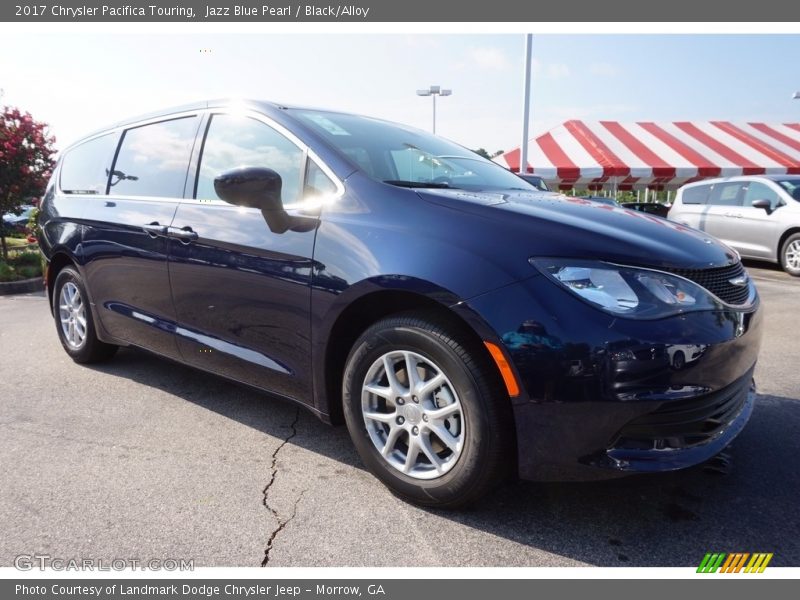 Jazz Blue Pearl / Black/Alloy 2017 Chrysler Pacifica Touring