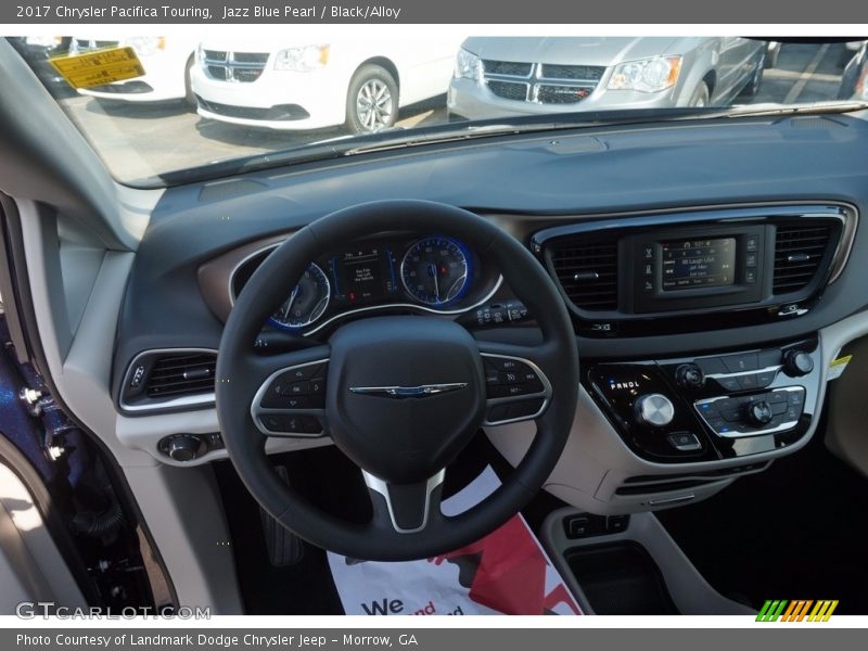 Jazz Blue Pearl / Black/Alloy 2017 Chrysler Pacifica Touring