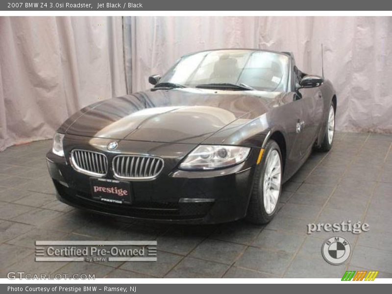 Jet Black / Black 2007 BMW Z4 3.0si Roadster