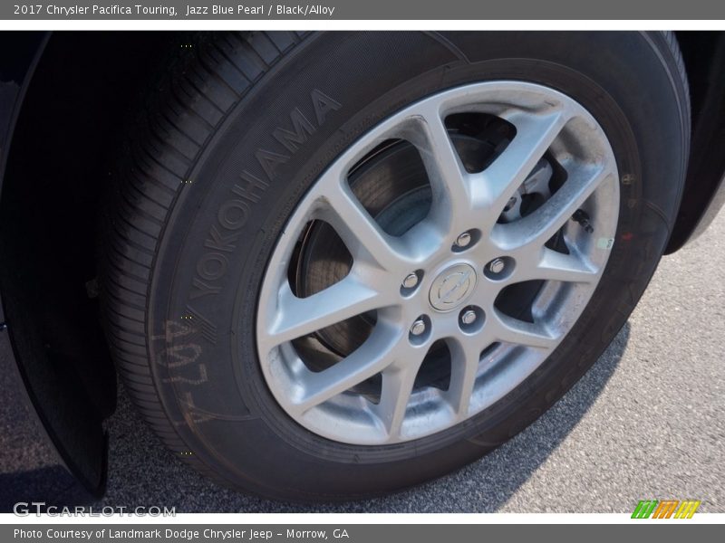 Jazz Blue Pearl / Black/Alloy 2017 Chrysler Pacifica Touring