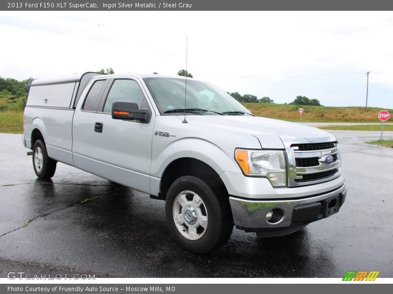Ingot Silver Metallic / Steel Gray 2013 Ford F150 XLT SuperCab
