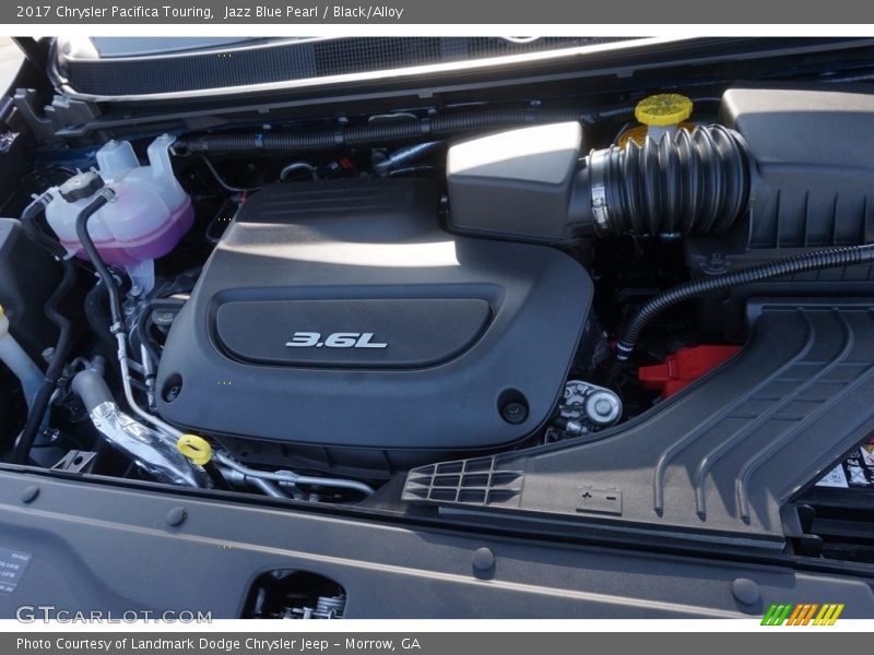 Jazz Blue Pearl / Black/Alloy 2017 Chrysler Pacifica Touring