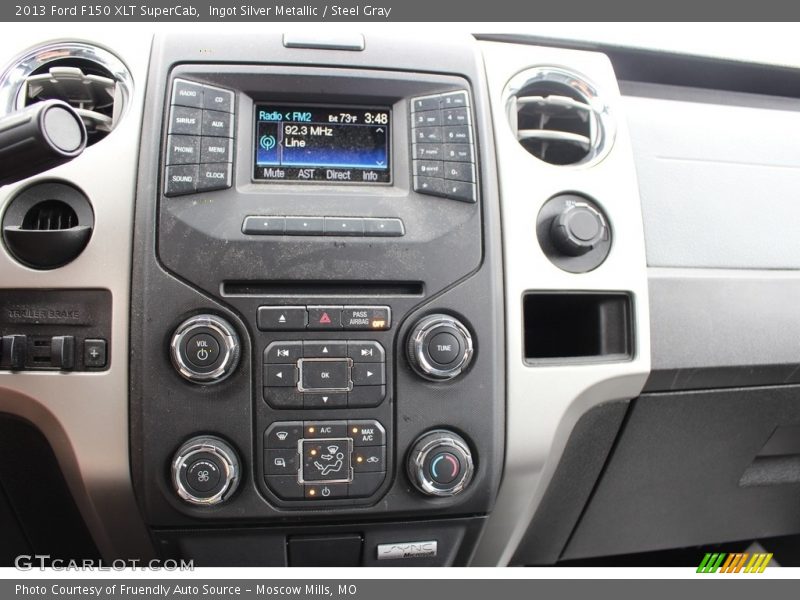 Ingot Silver Metallic / Steel Gray 2013 Ford F150 XLT SuperCab