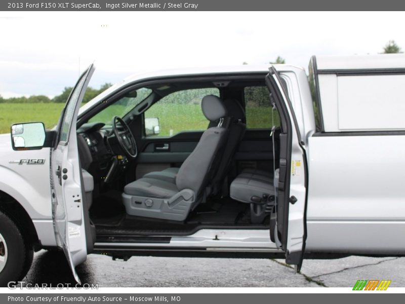 Ingot Silver Metallic / Steel Gray 2013 Ford F150 XLT SuperCab