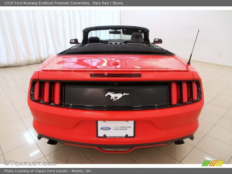 Race Red / Ebony 2016 Ford Mustang EcoBoost Premium Convertible