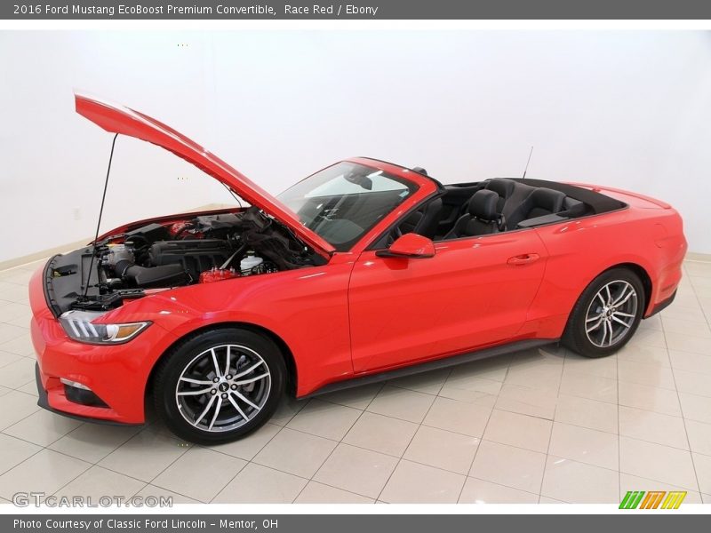 Race Red / Ebony 2016 Ford Mustang EcoBoost Premium Convertible
