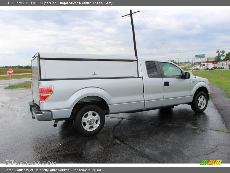 Ingot Silver Metallic / Steel Gray 2013 Ford F150 XLT SuperCab