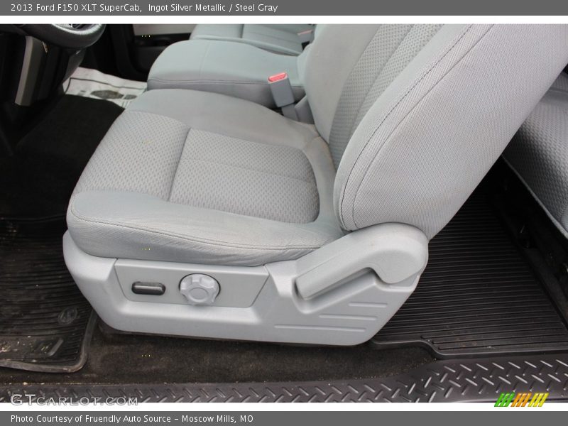 Ingot Silver Metallic / Steel Gray 2013 Ford F150 XLT SuperCab
