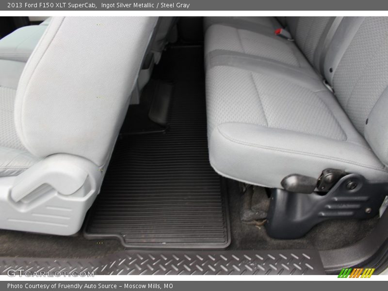 Ingot Silver Metallic / Steel Gray 2013 Ford F150 XLT SuperCab